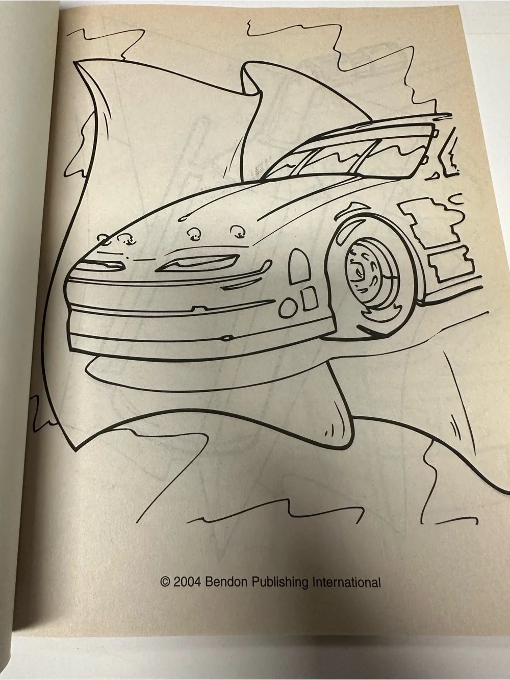 Rusty Wallace Nascar Jumbo Coloring and Activity Book from 2003